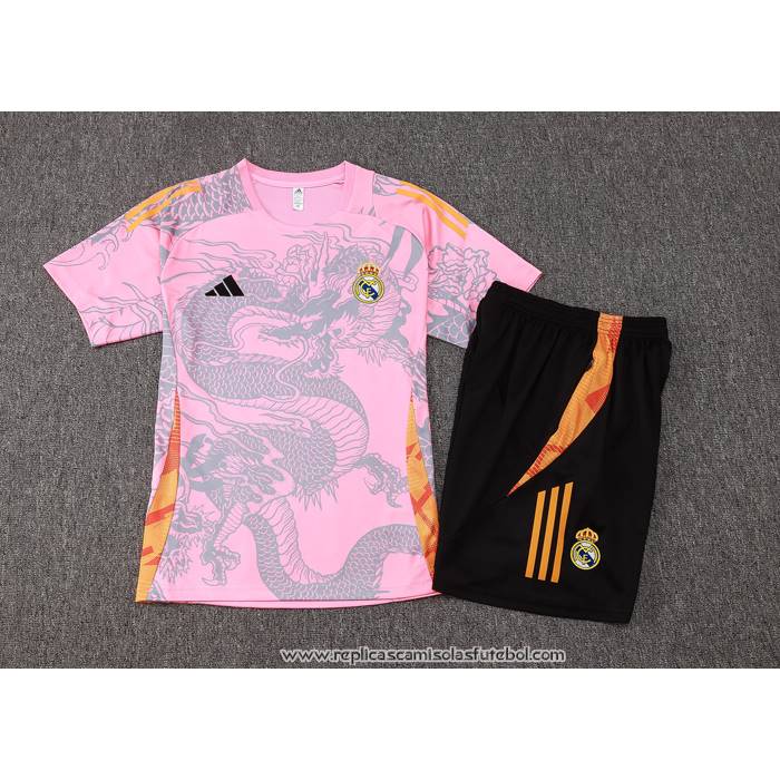 Fato de Treino
 Real Madrid Dragon 2024-2025 Manga Curta
 Rosa - Calcas Curta

